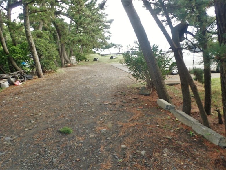 和田浜 駐車スペース