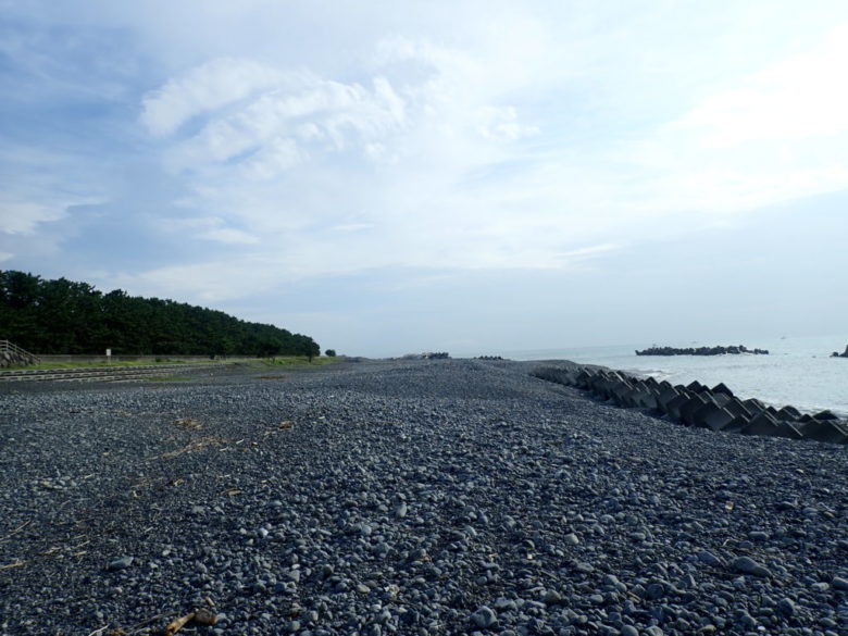 田尻浜　釣り場風景