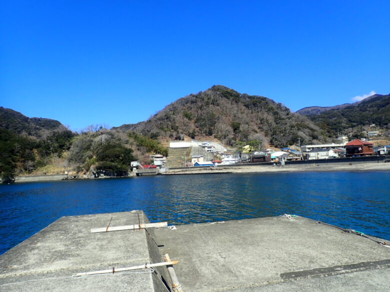 大田子海岸　堤防　釣り場風景