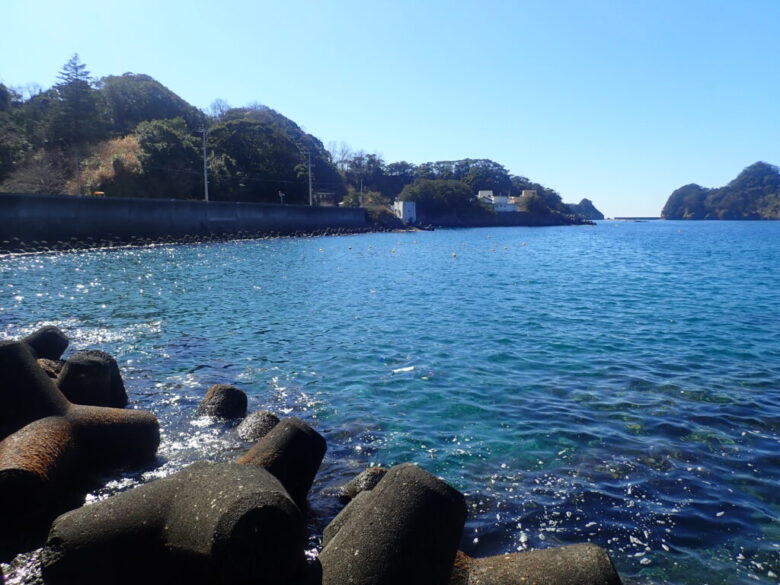 大田子海岸　釣り場風景