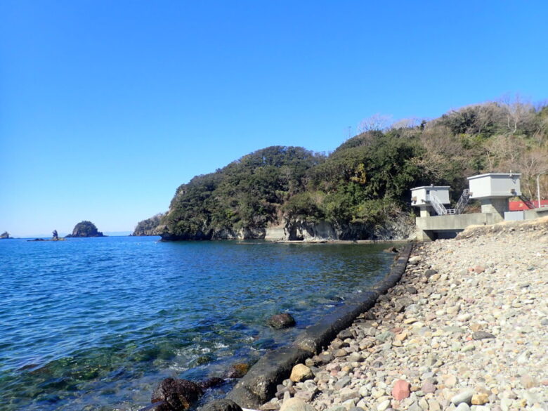 大田子海岸　浜　釣り場風景