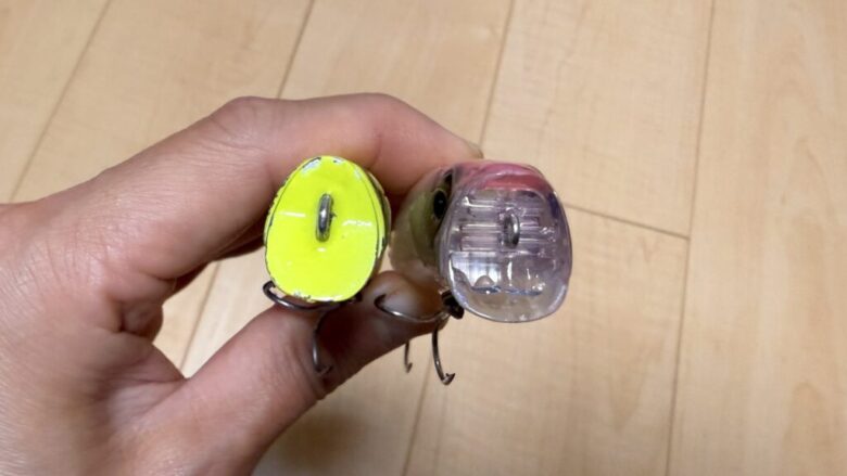 カゲロウ　ハーデス　ヘッド形状の違い